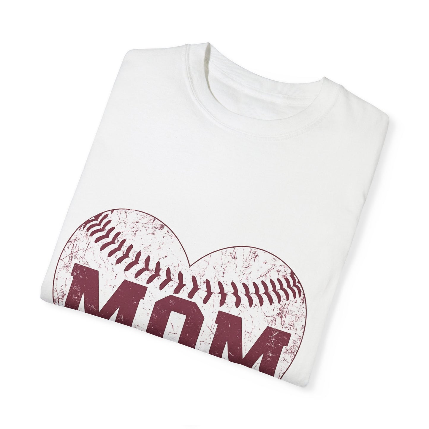 Baseball MOM Heart Shirt