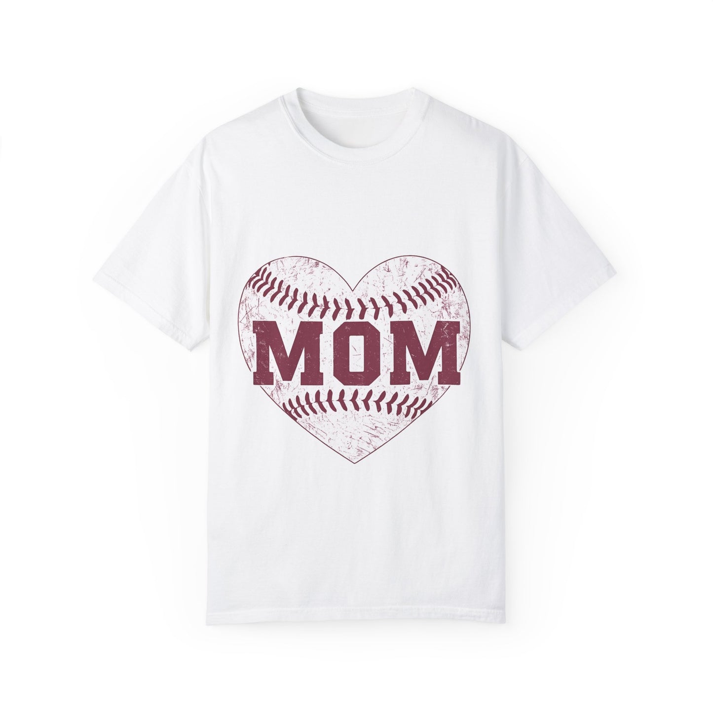 Baseball MOM Heart Shirt